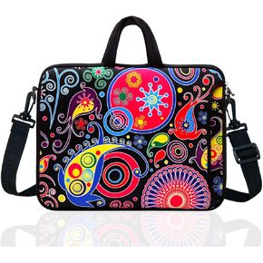 14-Inch Laptop Shoulder Bag Sleeve Case With Handle For 13" 13.3" 14" 14.1" Netbook/Macbook Air Pro (Classic Blue)