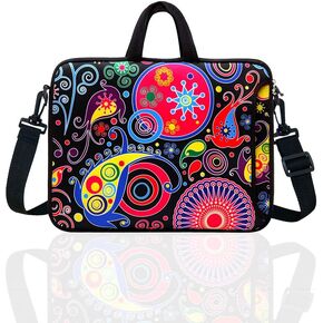 12.5-Inch Laptop Shoulder Bag Sleeve Case With Handle For 11.6" 12" 12.2" 12.5" Netbook/Macbook Air Pro (Blue)