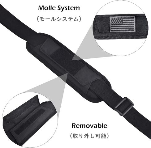 TRIWONDER Bag Shoulder Strap Replacement Adjustable Strap with Padded Metal Hooks for Crossbody Bags Messenger Bags Laptops in Saudi Arabia