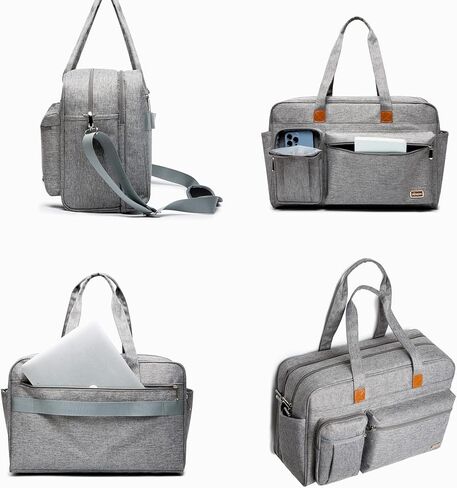 Laptop Tote Bag, Middle Size Computer Messenger Teacher Bag with 15.6'' Padded Laptop Sleeve in Kuwait