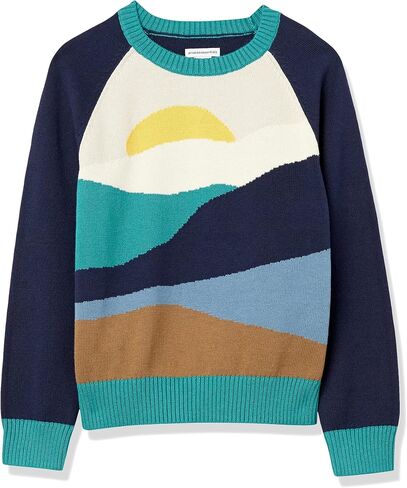 Amazon Essentials Boys and Toddlers' Pullover Crewneck Sweater in Saudi Arabia