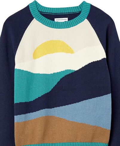 Amazon Essentials Boys and Toddlers' Pullover Crewneck Sweater in Saudi Arabia