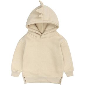 QLIPIN Unisex Baby Sweatshirt Hooded Sweatshirt Long Sleeve Sweat Top
