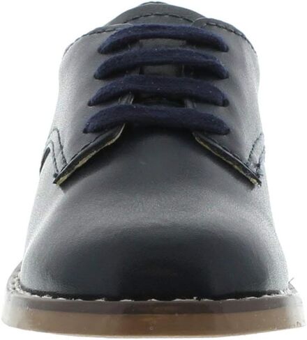 FOOTMATES Willy Lace-Up Leather Oxford Girls and Boys Dress Shoes with Wide Toe Box and Custom-Fit Insoles, Non-Marking Outsoles - for Infants, Toddlers, and Little Kids, Ages 0-8 in Kuwait