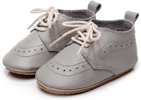 Toddler Baby Boys Girls Classic PU Leather Brogue Oxford Dress Shoes Wedding Loafers Crib Shoes in Saudi Arabia