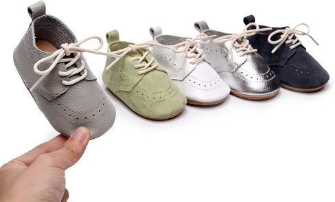 Toddler Baby Boys Girls Classic PU Leather Brogue Oxford Dress Shoes Wedding Loafers Crib Shoes in Saudi Arabia