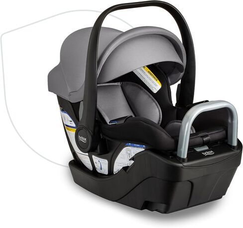 Britax Alpine Infant Car Seat Base for ClickTight Infant Car Seats | Extra Car Seat Base, Includes Automatic Seat Belt Tensioner & Lock-Off for Easy Installation Plus Anti-Rebound Bar in Kuwait