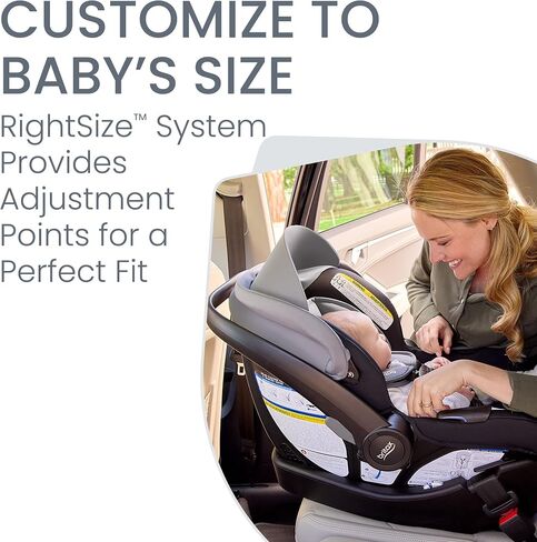 Britax Alpine Infant Car Seat Base for ClickTight Infant Car Seats | Extra Car Seat Base, Includes Automatic Seat Belt Tensioner & Lock-Off for Easy Installation Plus Anti-Rebound Bar in Kuwait