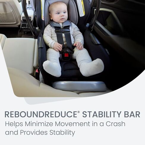 Britax Alpine Infant Car Seat Base for ClickTight Infant Car Seats | Extra Car Seat Base, Includes Automatic Seat Belt Tensioner & Lock-Off for Easy Installation Plus Anti-Rebound Bar in Kuwait