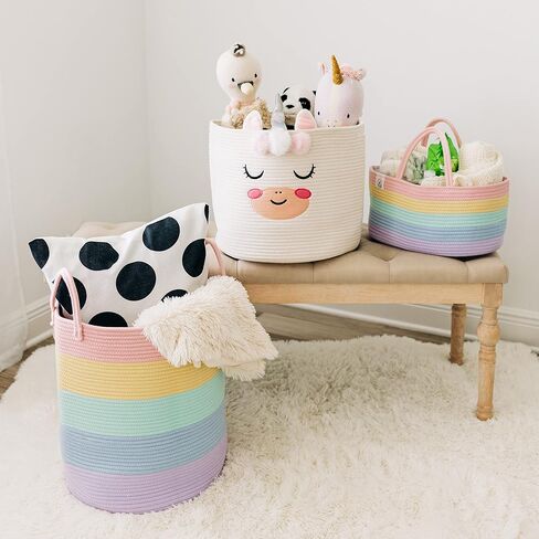 OrganiHaus Brown Baby Diaper Caddy Organizer for Changing Table, Baby Shower Basket, Car Diaper Basket Organizer, Diaper Caddy for Baby Girl & Boy, Baby Basket for Storage, Nursery Basket in Saudi Arabia