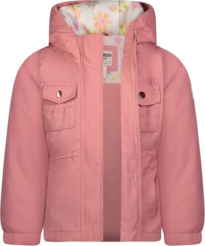 OshKosh B'Gosh Baby Girls' Midweight Hooded Anorak Jacket Coat in Saudi Arabia