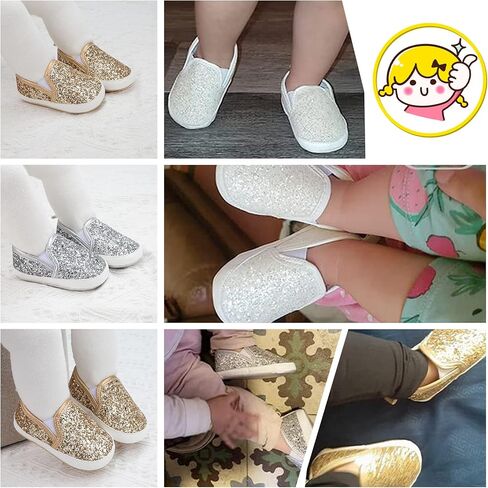 HONGTEYA Baby Boys Girls Shoes Infant Sneakers Baby Moccasins Pu Leather Soft Sole Anti-Slip Flats Toddlers First Walkers Newborn Crib Shoes Tennis Sports Shoes Outdoor Indoor in Saudi Arabia
