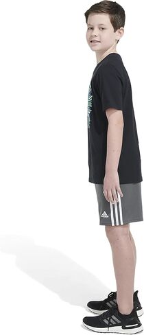 تي شيرت قطني بأكمام قصيرة وشعار Bos من adidas Baby للأولاد الصغار in Kuwait