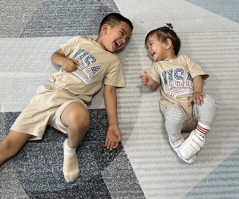 BOUTIKOME Toddler Baby 4th of July Outfit Boy Girl Oversized Romper USA Shirts Shorts Set American Flag Matching Clothes in Kuwait