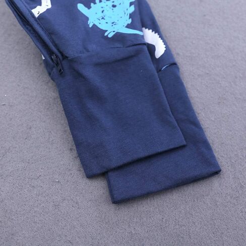 ZFTTZYMX Baby Boys Graphic Zipper Romper Baby Cotton Bodysuit Jumpsuit Short Sleeve Pajamas in Kuwait