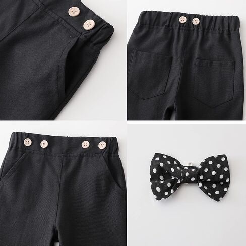 Kimocat Baby Boys Clothes Sets Long Sleeve and Pants Gentleman Outfit Suits in Kuwait