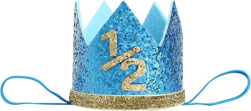 ODASDO Baby Boy Half/First Birthday Cake Smash Outfit Romper Suspenders Shorts Mini Crown Hat 4pcs Set in Kuwait