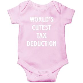World's Cutest Tax Deduction - Daddies Tax Credit - Funny Baby Bodysuit in Kuwait