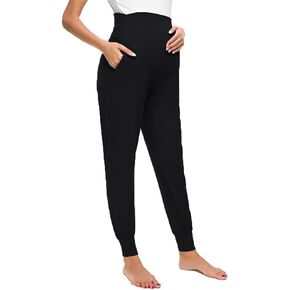 Wiselect Women's Maternity Casual Pants Stretchy Lounge Trousers in Kuwait
