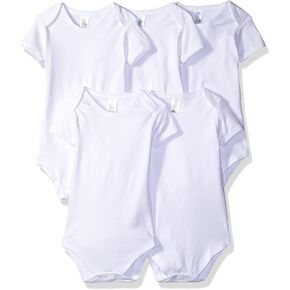 Spasilk Baby Cotton Short Sleeve Lap Shoulder Bodysuit