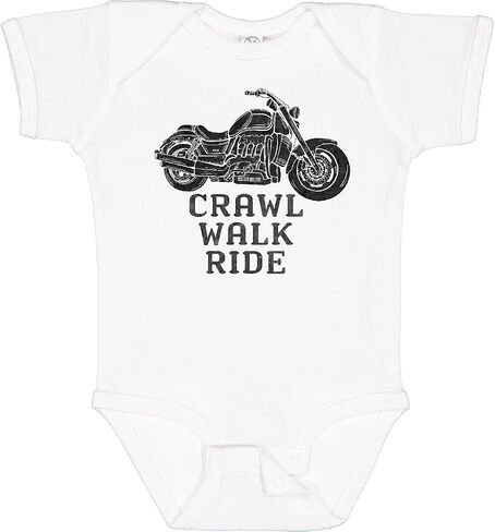 بدلة الأطفال Inktastic Crawl Walk Ride للدراجات النارية in Kuwait