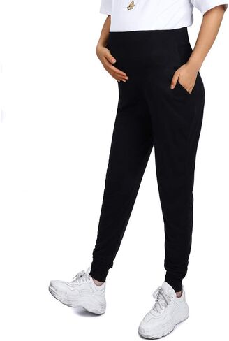 سراويل كاجوال للحوامل من Wiselect سراويل صالة قابلة للتمدد in Kuwait