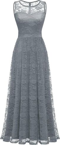 فستان نسائي طويل من الدانتيل من Wedtrend، فستان طويل لوصيفة العروس بدون أكمام، فستان رسمي لحفلات الزفاف in Kuwait