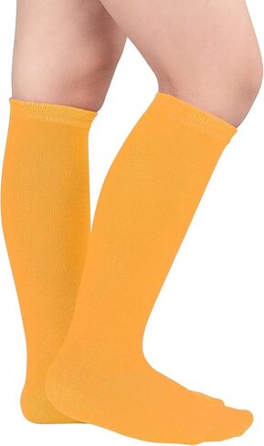 Durio Kids Soccer Socks Soft Cotton Toddler Soccer Socks for Boys and Girls Knee High Sports Tube Socks in Kuwait