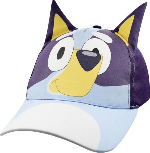 Bluey Toddler Baseball Cap – Cute Bluey Hat for Kids – Adjustable Toddler Ball Cap – Funny Cap for Kids with Flat Ears – Fun Cartoon Kids Baseball Cap – Breathable Cotton Hat in Kuwait
