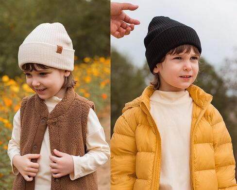 قبعات مون كيتي بيبي بيني قبعات ناعمة ودافئة محبوكة للأطفال الرضع قبعات للأولاد in Kuwait