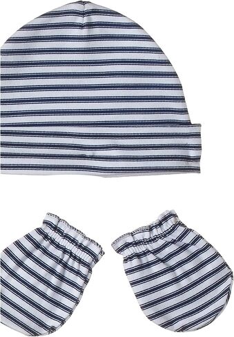 Hudson Baby Unisex Baby Cotton Cap and Scratch Mitten Set in Saudi Arabia