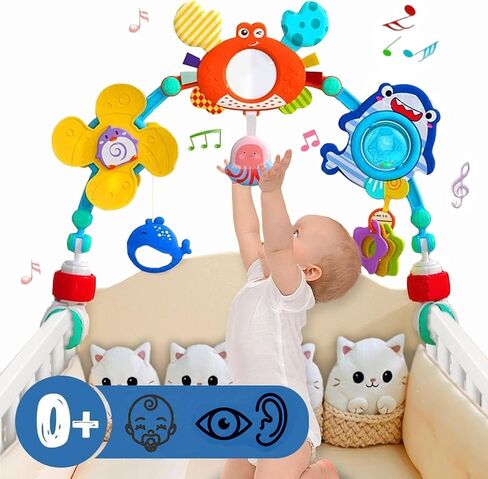 Pau1Hami1ton Baby Stroller Arch Toys, Car Seat Toys,Bouncer Toy Bar/Mobile for Bassinet,Adjustable Baby Hanging Toys Fit for Crib Bed,Stroller,Car Seat.S-19(Koala) in Saudi Arabia