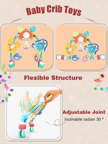Pau1Hami1ton Baby Stroller Arch Toys, Car Seat Toys,Bouncer Toy Bar/Mobile for Bassinet,Adjustable Baby Hanging Toys Fit for Crib Bed,Stroller,Car Seat.S-19(Koala) in Saudi Arabia