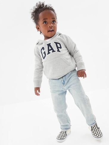GAP Baby Boys' Playtime Favorites Logo Pullover Hoodie Hooded Sweatshirt in Saudi Arabia