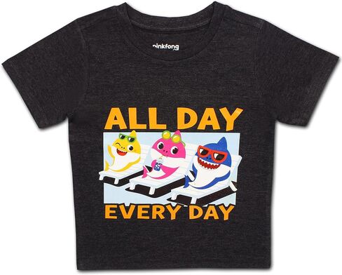 Nickelodeon Baby Shark Boys’ T-Shirt for Toddler – Blue/Navy/Red/Grey in Saudi Arabia
