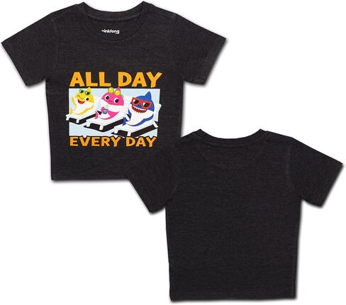 Nickelodeon Baby Shark Boys’ T-Shirt for Toddler – Blue/Navy/Red/Grey in Saudi Arabia