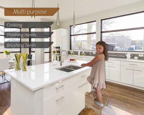 سافير هوم كرسي متدرج للاطفال، متين وامن وقوي وسهل التجميع بدون براغي لحوض الحمام، مقعد بتصميم مونتيسوري للتدريب على المرحاض in Kuwait