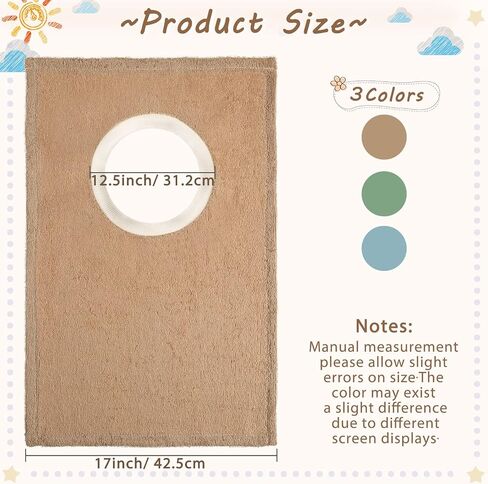 Foaincore 3 Pieces Full Coverage Toddler Bibs Pullover Baby Bibs Absorbent Cotton Terry Towel Toddler in Saudi Arabia