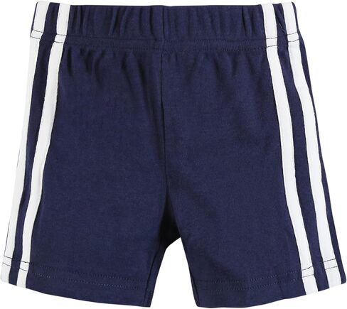 Hudson Baby Unisex Baby and Toddler Shorts Bottoms 4-Pack, Red Navy, 5 Toddler in Saudi Arabia