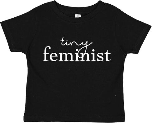 Tees & Tails Tiny Feminist Baby Infant Toddler Tee Shirt (Assorted Colors) in Kuwait