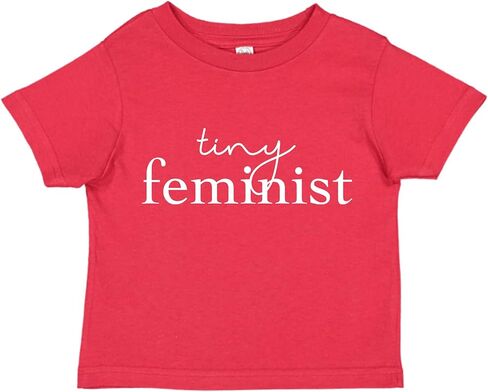 Tees & Tails Tiny Feminist Baby Infant Toddler Tee Shirt (Assorted Colors) in Kuwait