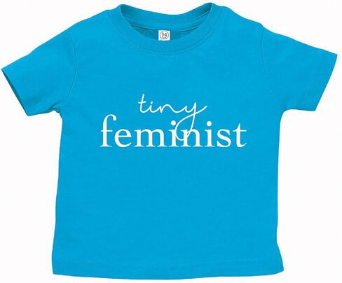 Tees & Tails Tiny Feminist Baby Infant Toddler Tee Shirt (Assorted Colors) in Kuwait