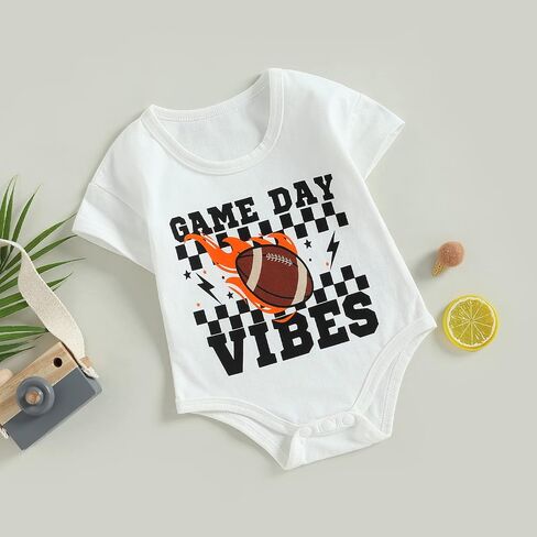 FEIBEL Unisex Baby Summer Clothes Baby Boy Girl Short Sleeve Bodysuit Waffle Knitted Romper Crewneck Playsuits in Kuwait