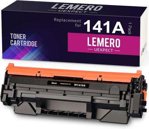 استبدال خرطوشة الحبر المتوافقة من LemeroUexpect لخرطوشة الحبر الأسود HP 141A W1410A لطابعة M110w M110we MFP M139we M140w M140we (أسود، عبوة واحدة) in Kuwait