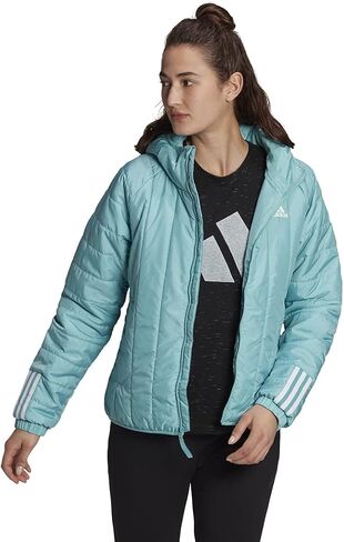 adidas Women's Itavic 3-Stripes Light Hooded Jacket in Kuwait