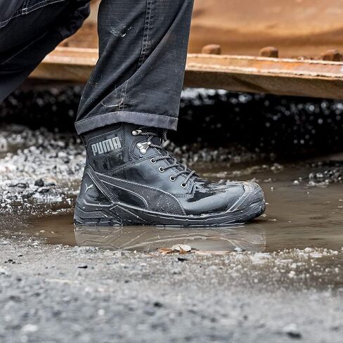 PUMA Safety Mens Conquest 630730 High Safety Boot Black Size UK 11 EU 46 in Saudi Arabia