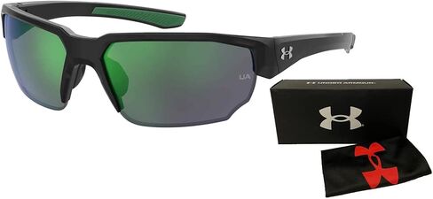 Under Armour Blitzing UA0012/G/S Rectangular Sunglasses for Men + BUNDLE With Designer iWear Eyewear Kit in Kuwait