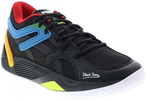 PUMA Mens TRC Blaze Court Black Fives Athletic Basketball Shoes in Saudi Arabia