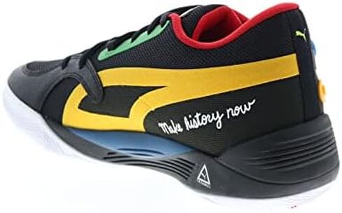 PUMA Mens TRC Blaze Court Black Fives Athletic Basketball Shoes in Saudi Arabia