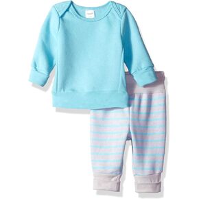 Hanes Ultimate Baby Flexy Adjustable Fit Jogger with Sweatshirt Set in Saudi Arabia